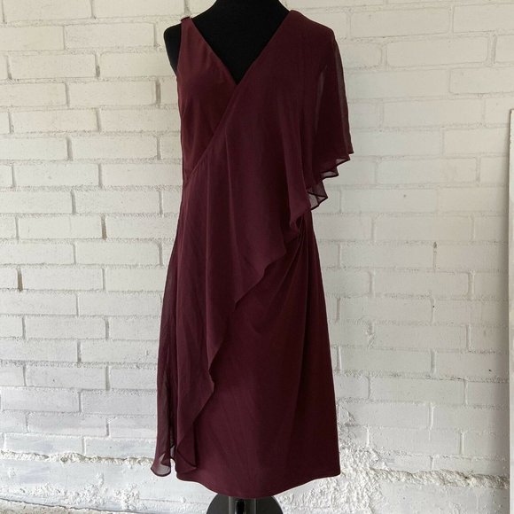 NWT Ralph Lauren Womens Dress Evening Ruffle X56 - Picture 2 of 9